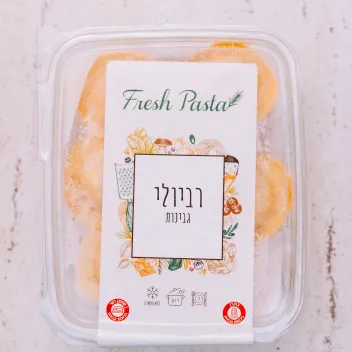 רביולי טרי פטריות וגבינה