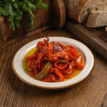 פלפלים קלויים (250 מ"ל)