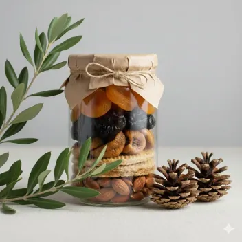 צנצנת פירות יבשים 