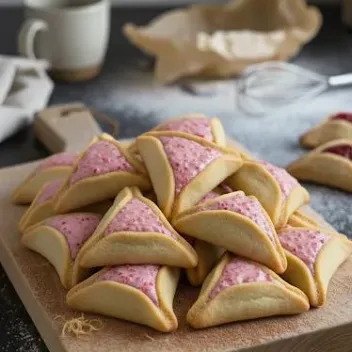 מארז אוזני המן פטל שוקולד לבן 