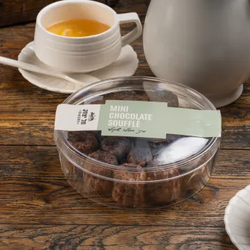 עוגיות מיני סופלה שוקולד