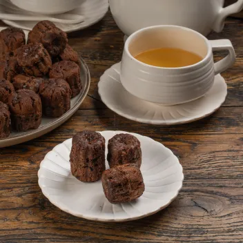 עוגיות מיני סופלה שוקולד - תמונה נוספת